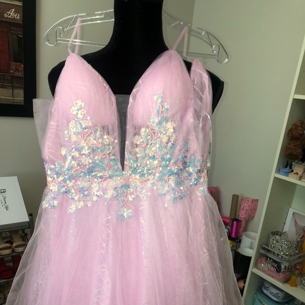 Jovani pink cocktail.